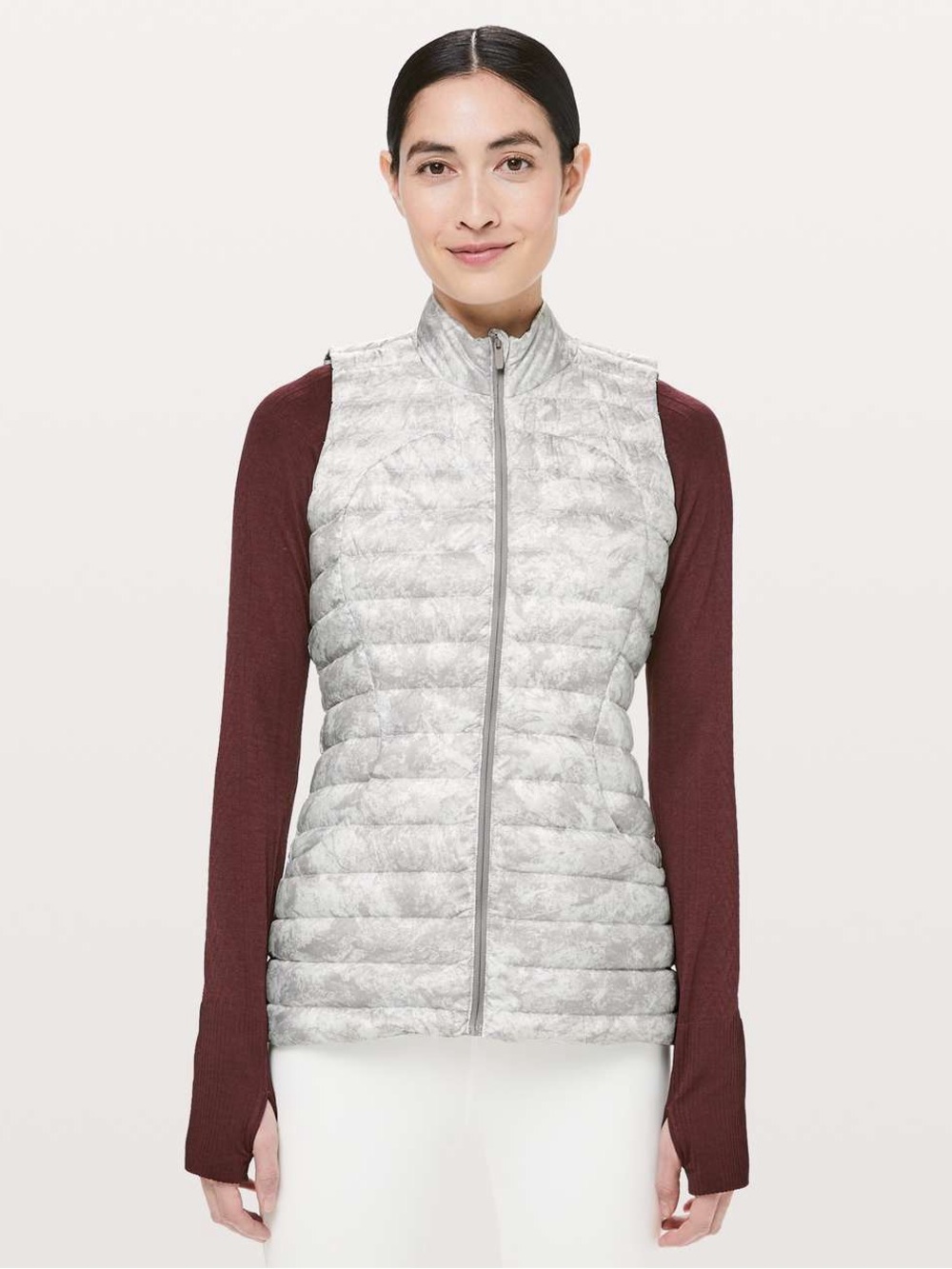Lululemon Pack It Down Again Vest
Washed Marble Alpine White Dark Chrome